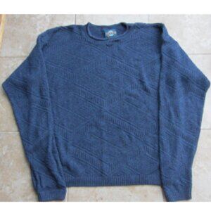 Jantzen Vintage USA Made Blue Knit Sweater